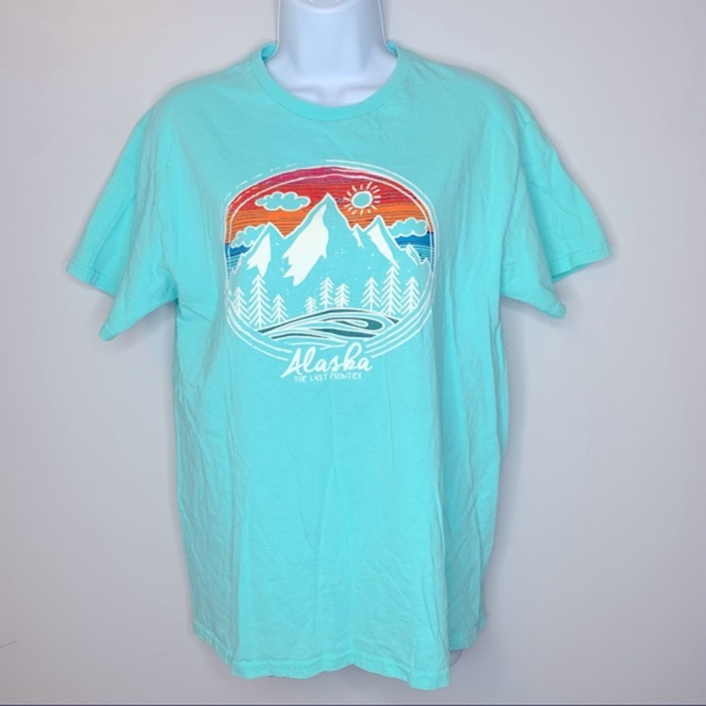 Delta Pro Weight Alaska The‎ Last Frontier T-Shirt Size M